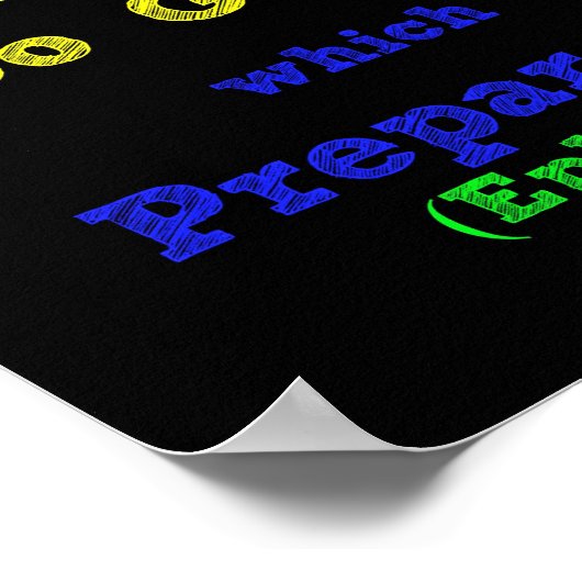 エペソ人キリストの中で創造された神の最高傑作である ポスター (角)