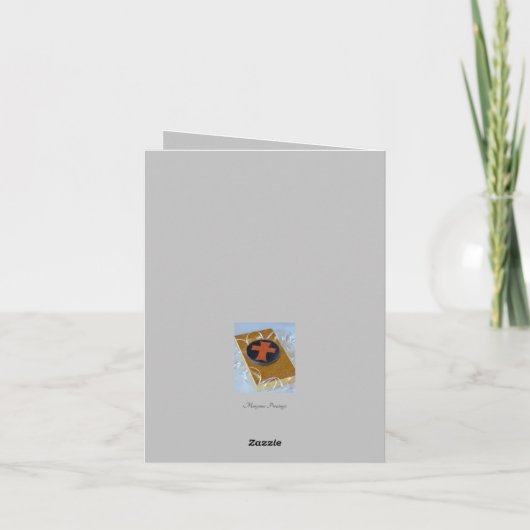 エペソ書2:8-9 確認された信仰のカード カード (裏面)