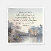 エペソ1:17知恵と啓示の霊 スタンダードカクテルナプキン (正面)