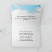 エペソ1:17知恵の啓示のための聖書祈りの言葉 カード (内部)