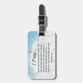 エペソ1:17知恵の啓示のための聖書祈りの言葉 ラゲッジタグ (正面縦)