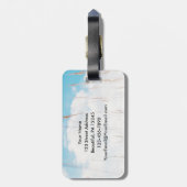 エペソ1:17知恵の啓示のための聖書祈りの言葉 ラゲッジタグ (裏面縦)