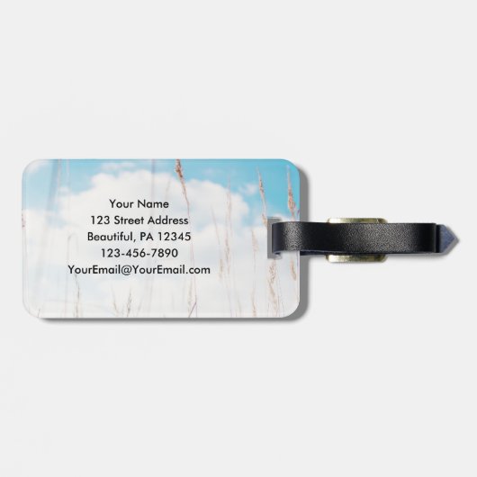 エペソ1:17知恵の啓示のための聖書祈りの言葉 ラゲッジタグ (裏面横)