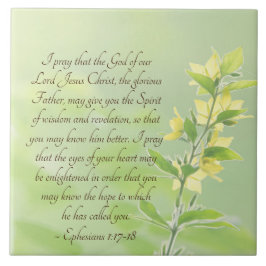 エペソ1:17-18知恵と啓示の霊 タイル