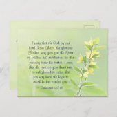 エペソ1:17-18知恵と啓示の霊 ポストカード (正面/裏面)