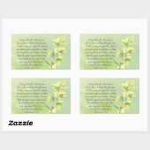 エペソ1:17-18知恵と啓示の霊 長方形シール (シート)