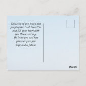 エペソ1:18私は希望祈を知るかもしれない ポストカード (裏面)