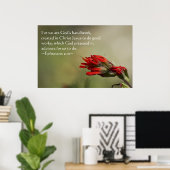 エペソ2:10 ポスター (ホームオフィス)