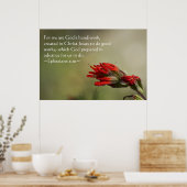 エペソ2:10 ポスター (キッチン)