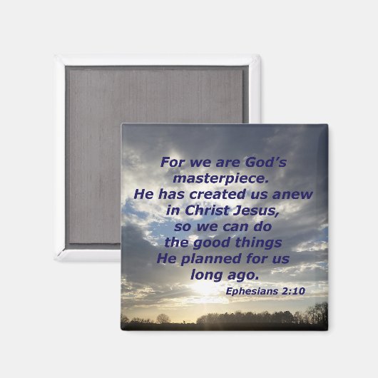 エペソ2:10 マグネット (正面/裏面)