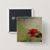 エペソ2:10 缶バッジ (正面&裏面)