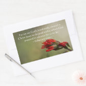 エペソ2:10 長方形シール (封筒)