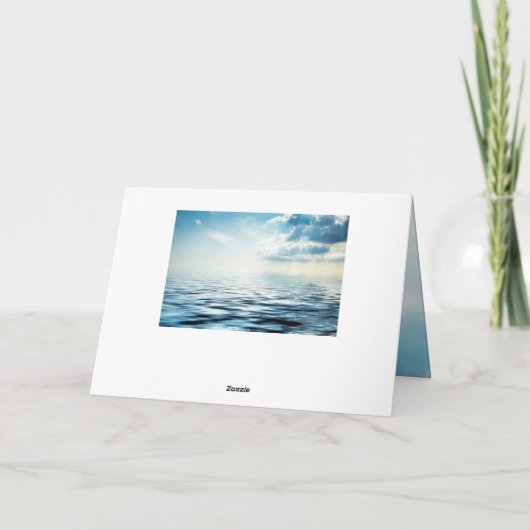 エペソ2:6神は私たちをキリストと共に育てた カード (裏面)