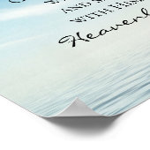 エペソ2:6神は私たちをキリストと共に育てた ポスター (角)