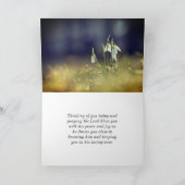 エペソ2:8恵みによって、あなた方は聖書を受け継救いでいる カード (内部)