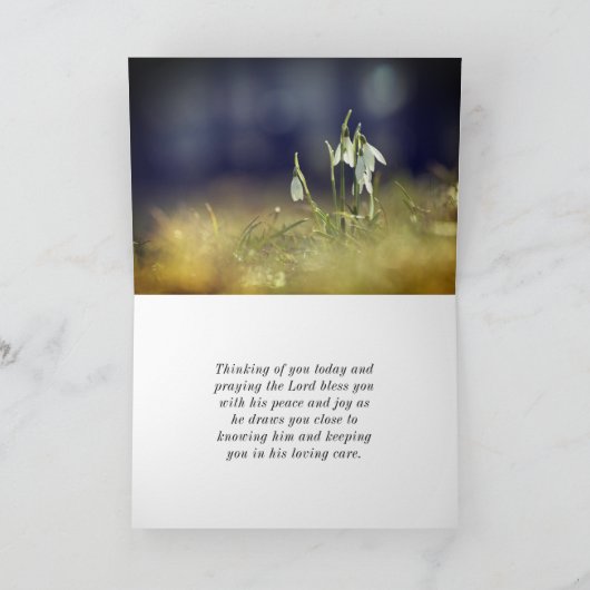 エペソ2:8恵みによって、あなた方は聖書を受け継救いでいる カード (内部)