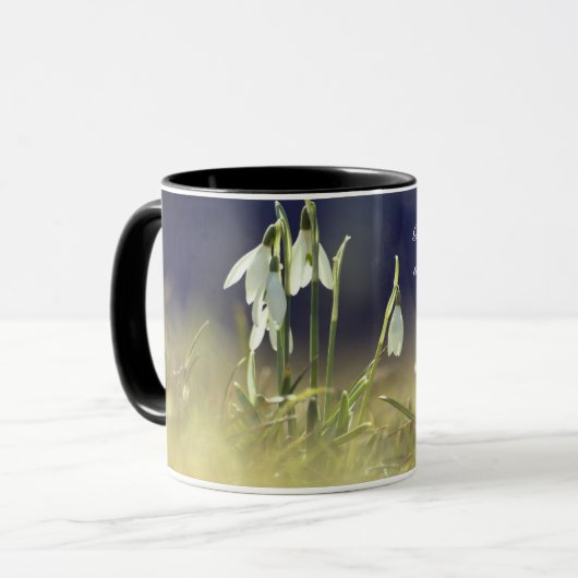 エペソ2:8恵みによって、あなた方は聖書を受け継救いでいる マグカップ (正面左)