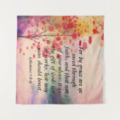 エペソ2:8-9 タペストリー (正面(横))