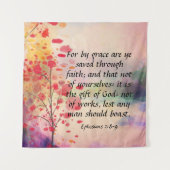 エペソ2:8-9 タペストリー (正面)