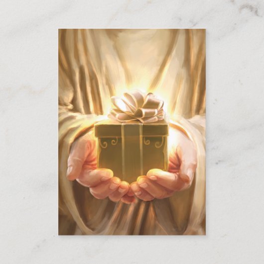 エペソ2:8-9 KJVカード 名刺 (裏面)