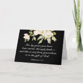 エペソ2:8 By Graceあなた方は聖書を救受けている カード (正面)