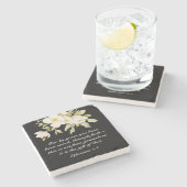 エペソ2:8 By Graceあなた方は聖書を救受けている ストーンコースター (横)