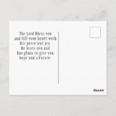 エペソ2:8 By Graceあなた方は聖書を救受けている ポストカード (裏面)