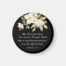 エペソ2:8 By Graceあなた方は聖書を救受けている マグネット