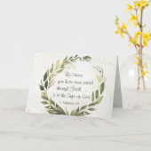 エペソ2:8 By Grace you have 救 been  カード (黄色い花)