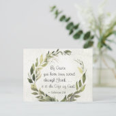 エペソ2:8 By Grace you have 救 been ポストカード (スタンド正面)