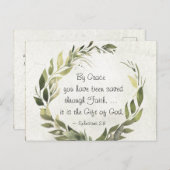 エペソ2:8 By Grace you have 救 been ポストカード (正面/裏面)