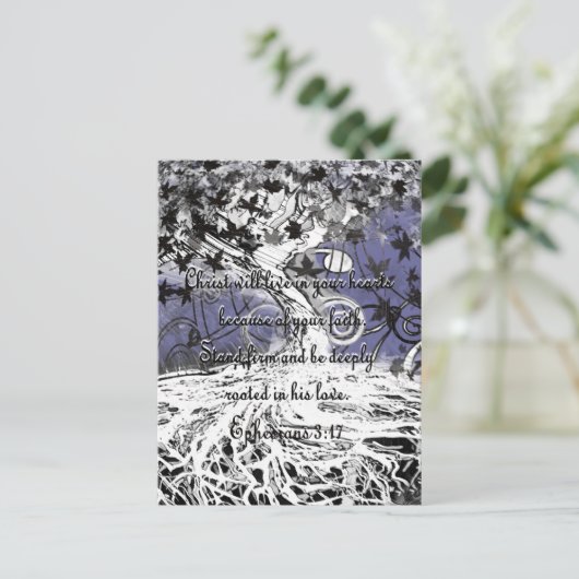 エペソ3:17 ポストカード (スタンド正面)