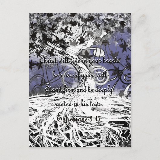 エペソ3:17 ポストカード (正面)