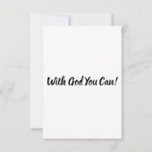 エペソ3:19 KJV聖書聖なる書物、 経典挨拶 カード (裏面)