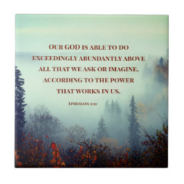 エペソ3:20わたしたちの神は可能である…秋林 タイル