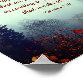 エペソ3:20わたしたちの神は可能である…秋林 ポスター (角)