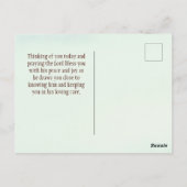 エペソ3:20わたしたちの神は可能である…秋林 ポストカード (裏面)