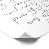 エペソ3:20スクリプト ポスター (角)