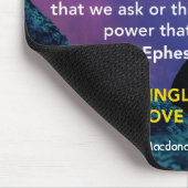 エペソ3:20神は非常に聖なる書物、 経典 マウスパッド (コーナー)