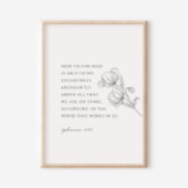 エペソ3:20非常に激しく ポスター