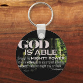 エペソ3:20 キーホルダー (正面)