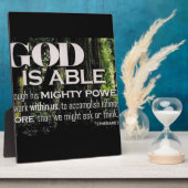 エペソ3:20 フォトプラーク (側面)