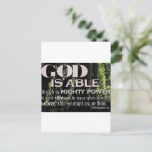 エペソ3:20 ポストカード (スタンド正面)