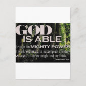 エペソ3:20 ポストカード (正面)