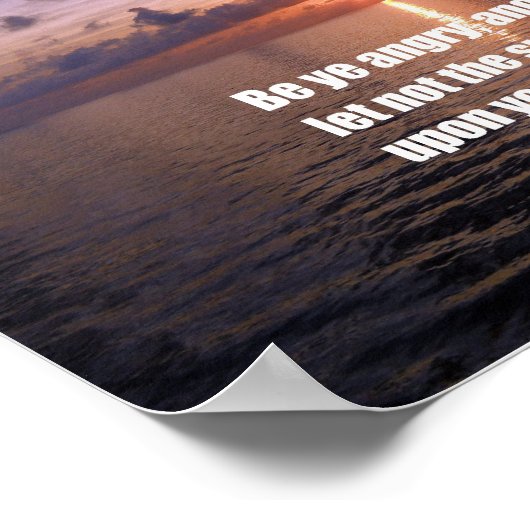 エペソ4:26 ポスター (角)