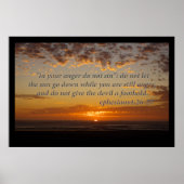 エペソ4:26-27 ポスター (正面)