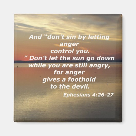 エペソ4:26-27 マグネット (正面)