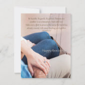 エペソ4:2-3ハッピーアニバーサリーカード ノートカード (正面)