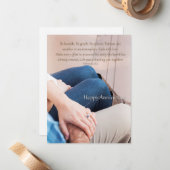 エペソ4:2-3ハッピーアニバーサリーカード ノートカード (正面/裏面インサイチュ)