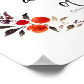 エペソ4:2-3 花の聖書ウォールアートポスター ポスター (角)